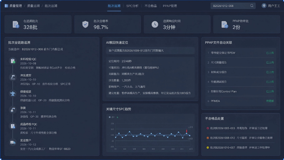 质量追溯中心